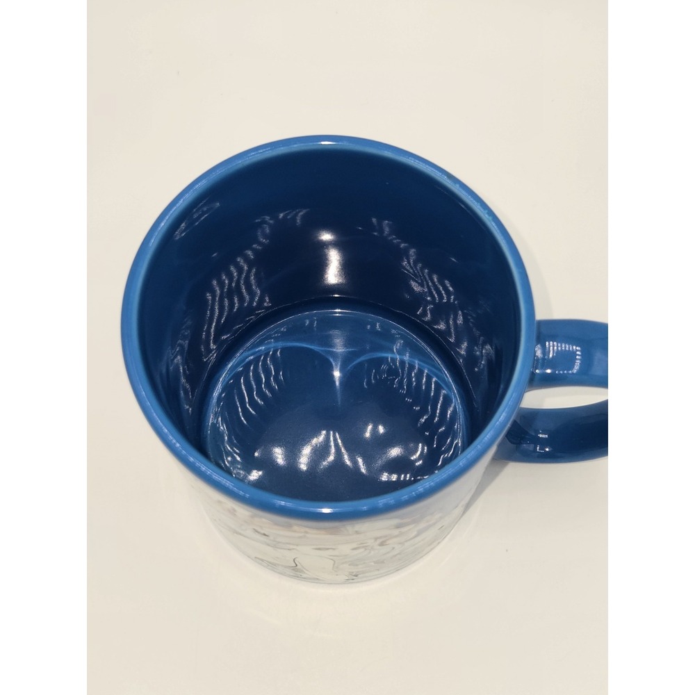 DISNEY The Little Mermaid Ariel Blue Metallic Holographic Coffe Cup‎ Mug 20oz - Picture 6 of 7
